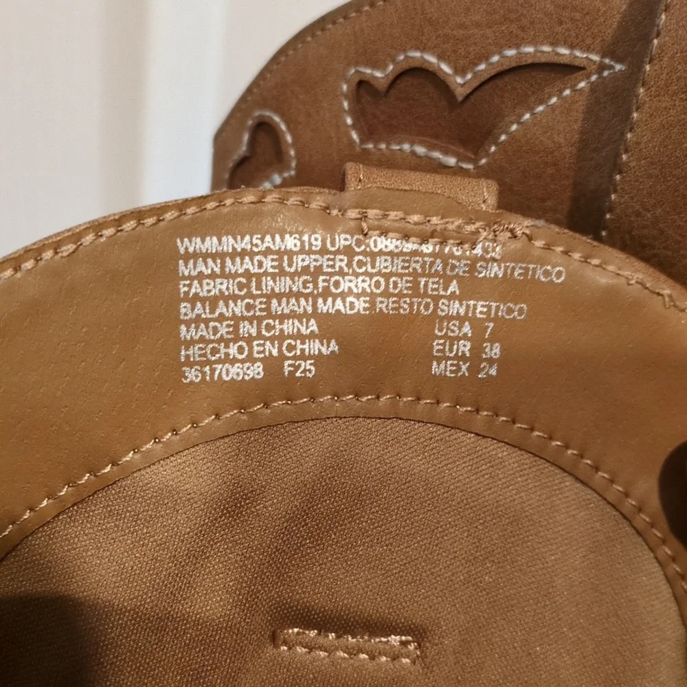 Madden NYC Brown Western Festival Cowboy Boot Womens 7 - Picture 5 of 9